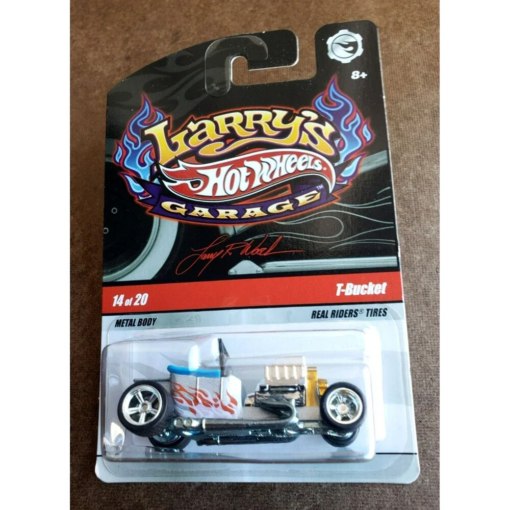 2009 Hot Wheel T-BUCKET Metalflake Silver LARRY'S GARAGE SERIES 14/20 1:64 RR5SP